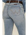 Image #4 - Wrangler Women's Light Wash Mid Willow Ultimate Riding Bootcut Jeans, Blue, hi-res