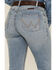 Image #4 - Wrangler Women's Light Wash Mid Willow Ultimate Riding Bootcut Jeans , Blue, hi-res