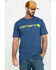 Image #5 - Carhartt Men's Signature Logo Graphic Short Sleeve Work T-Shirt, Indigo, hi-res