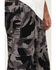 Image #2 - Lucky Brand Workwear Men's Camo Print Broken Canvas Cargo Work Pants, Black, hi-res