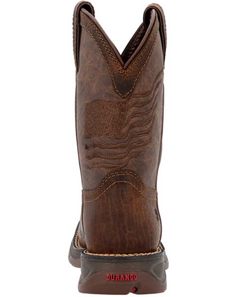 Image #5 - Durango Little Boys' Rebel Western Boots - Broad Square Toe , Brown, hi-res