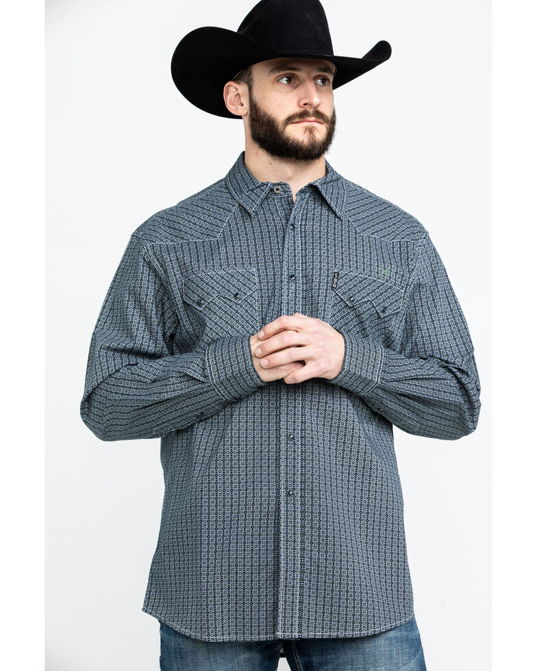 Moonshine Spirit Men S Tex Mex Floral Geo Print Long Sleeve