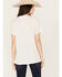 Ariat Women's Surfin' Longhorn Aloha Short Sleeve Graphic Tee , Ivory, hi-res
