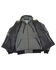 Image #2 - Milwaukee Leather Men's Leather Concealed Carry Vest with Reflective Skulls and Removeable Hoodie - 4X, Grey, hi-res