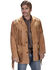 Scully Men's Bone Beaded Fringe Leather Jacket, Bourbon, hi-res