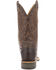 Image #4 - Lucchese Men's Rusty Western Boots - Round Toe, Dark Brown, hi-res