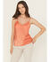 Image #1 - Originality Women's Sienna Solid Sleeveless Satin Cami, Sienna, hi-res