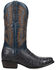 Image #2 - El Dorado Men's Nile Exotic Crocodile Western Boots - Square Toe, Blue, hi-res