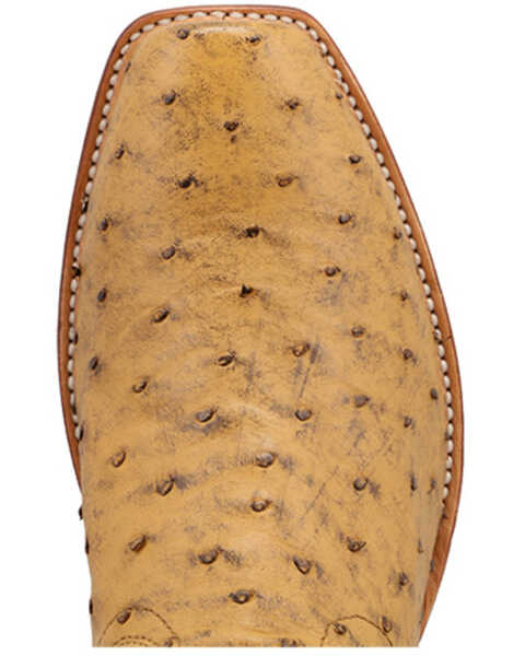Image #6 - Twisted X Men's 13" Reserve Exotic Full-Quill Ostrich Western Boots - Square Toe , Honey, hi-res