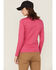 Image #4 - Forge Workwear Women's FR Solid Long Sleeve Work Shirt, Pink, hi-res