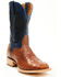 Image #1 - El Dorado Men's Exotic Ostrich Western Boots - Broad Square Toe, Brandy Brown, hi-res