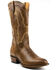 Image #1 - El Dorado Men's Embroidered Design Western Boots - Medium Toe , Chocolate, hi-res