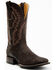 Cody James Men's Exotic Caiman Belly Western Boots - Broad Square Toe, Chocolate, hi-res