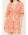 Wild Moss Women's Medallion Print Dress, Rust Copper, hi-res
