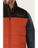 Image #3 - Ariat Men's Orange Color Block CC Crius Zip-Front Vest , Orange, hi-res