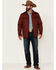 Image #2 - Kimes Ranch Men's Boot Barn Exclusive Solid Skink Zip-Front Quilted Jacket , Burgundy, hi-res
