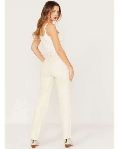 Image #3 - Cleo + Wolf Women's High Rise Relaxed Straight Jeans, Natural, hi-res