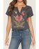 Image #3 - Shyanne Women's Golden Coast Short Sleeve Henley Tee, Dark Grey, hi-res