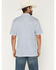 Image #4 - Ariat Men's Southwestern Print Short Sleeve Button-Down Polo, White, hi-res