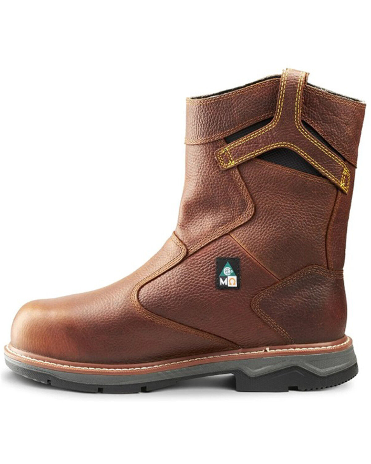 Image #3 - Kodiak Men's 8" Patton Wellington Metguard Waterproof Work Boots - Aluminum Toe, Brown, hi-res