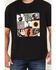 Image #3 - Wrangler X Fender Men's Archives Vintage Graphic T-Shirt , Black, hi-res