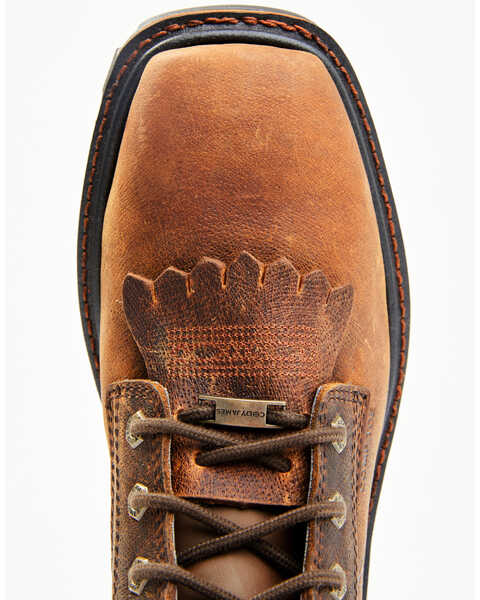 Image #6 - Cody James Men's Decimator Vibram Lace-Up Work Boots - Composite Toe , Brown, hi-res