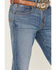 Image #2 - Rock 47 by Wrangler Men's Pine Springs Light Wash Slim Bootcut Stretch Denim Jeans, Light Wash, hi-res