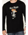 Image #3 - Moonshine Spirit Men's Mas Tequila Skeleton Graphic Long Sleeve T-Shirt, Black, hi-res