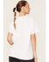 Image #4 - White Crow Women's Cowboys & Dive Bars Oversized Graphic Tee, White, hi-res