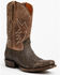 Image #1 - Cody James Men's Bruce Exotic Shark Western Boots - Square Toe, Black, hi-res