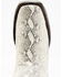 Image #6 - Tanner Mark Girls' Python Print Western Boots - Square Toe, Black/white, hi-res