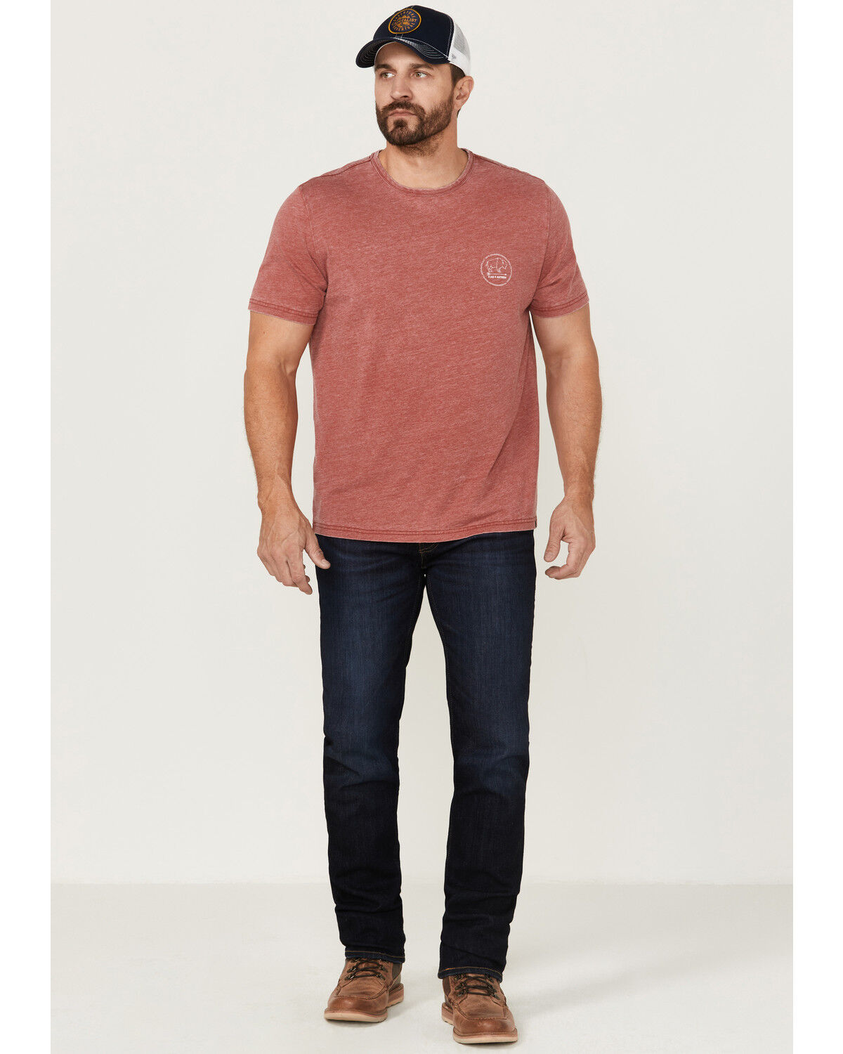 Image #2 - Flag & Anthem Men's Jackson Hole Graphic T-Shirt, Red, hi-res