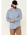 Image #1 - Ariat Men's FR Striped Long Sleeve Button-Down Work Shirt - Big, Blue, hi-res