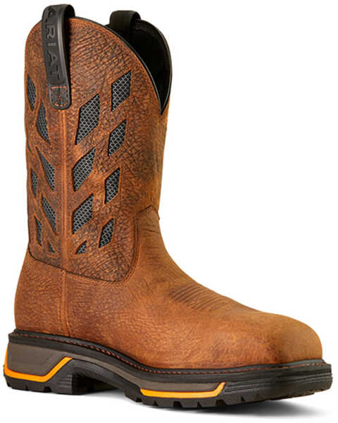 Image #1 - Ariat Men's Big Tread VentTEK Work Boots - Composite Toe , Brown, hi-res