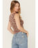 Image #4 - Panhandle Women's Paisley Print Tank Top, Brown, hi-res