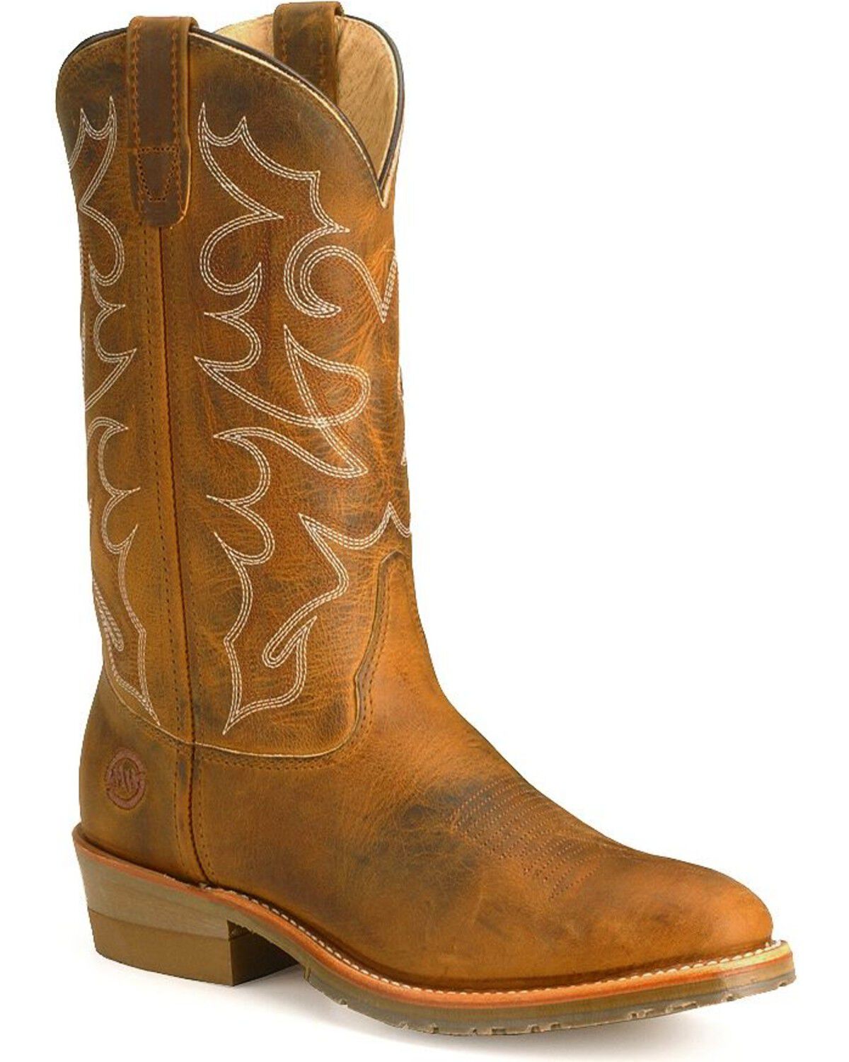 Image #1 - Double H Men's Gel Ice Western Boots - Round Toe, Brown, hi-res