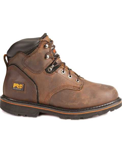 Image #2 - Timberland Men's Brown Pit Boss 6" Work Boots - Steel Toe , Brown, hi-res