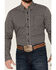 Cinch Men's Geo Print Long Sleeve Button-Down Western Shirt, Black, hi-res