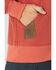 Wrangler Riggs Women's Solid Hooded Zip-Front Work Jacket, Red, hi-res