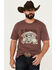 Image #1 - Moonshine Spirit Men's El Borracho Short Sleeve T-Shirt, Light Red, hi-res