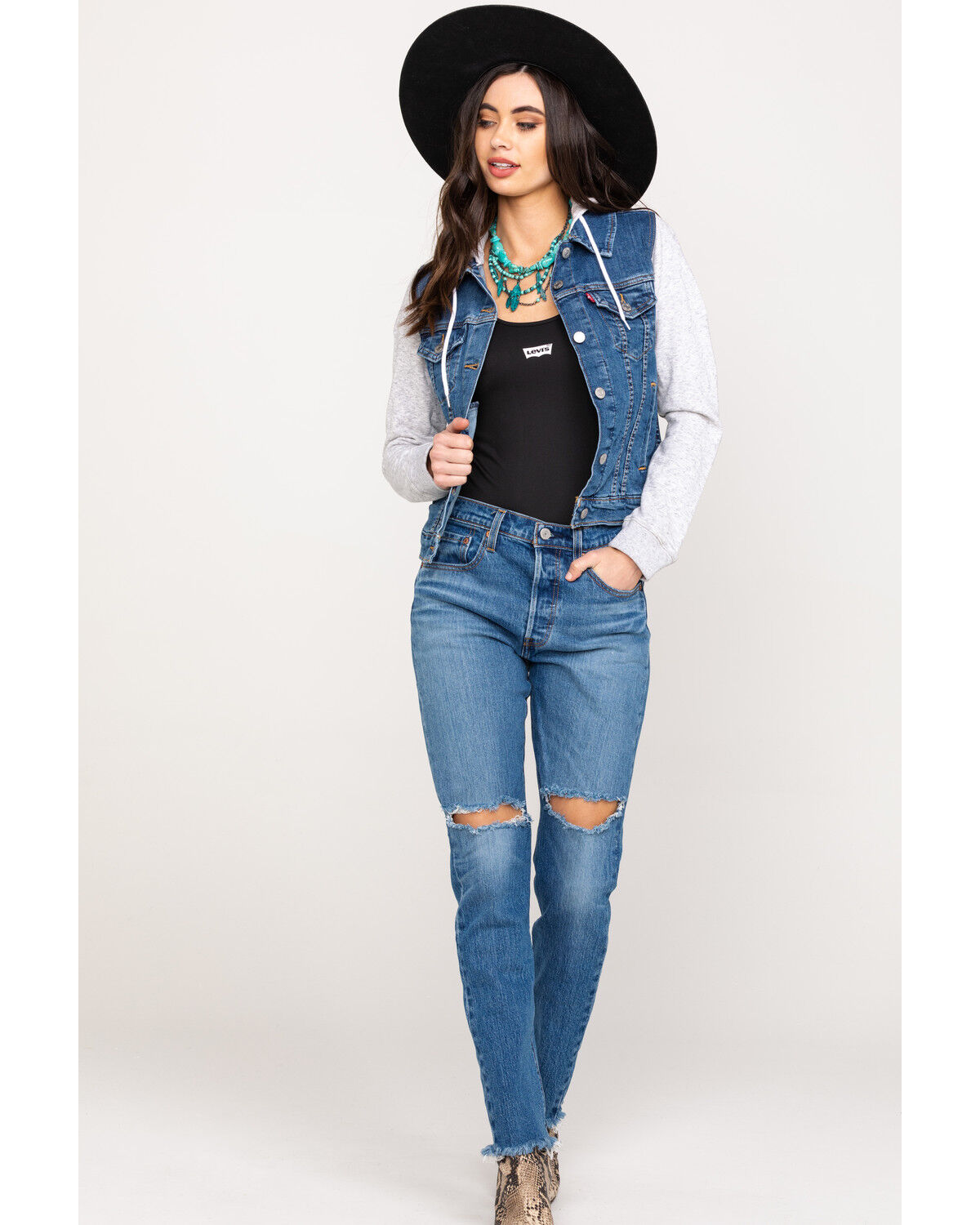 levi's women's hybrid original trucker jackets