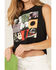 Image #3 - Wrangler X Fender Women's Album Cover Graphic Cropped Tank Top, Black, hi-res
