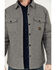 Image #3 - Hawx Men's Quilted Flannel Shirt Jacket, Charcoal, hi-res