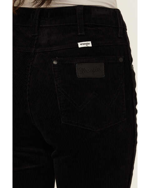 Image #4 - Wrangler Women's Westward 626 High Rise Stretch Corduroy Bootcut Jeans , Black, hi-res
