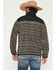 Image #3 - Ariat Men's Basis Southwest 1/4 Zip-Up Fleece Pullover - Tall, Black, hi-res