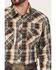 Image #3 - Cowboy Hardware Men's Plaid Print Long Sleeve Snap Stretch Western Shirt, , hi-res