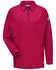 Bulwark Men's Red iQ Series Flame Resistant Long Sleeve Polo, Red, hi-res