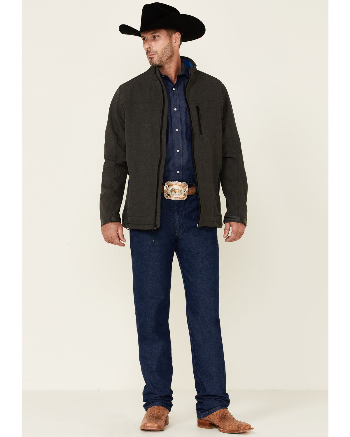 Image #2 - Cody James Core Men's Conceal Carry Zip-Front Softshell Jacket , , hi-res