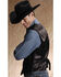 Roper Men's Suede Buckle Tie Vest , , hi-res