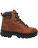 Image #2 - Ad Tec Women's 6" Leather Work Hiker Boots - Soft Toe, Brown, hi-res